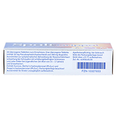 SPALTGRIPPAL 30 mg/200 mg berzogene Tabletten 20 Stck - Unterseite