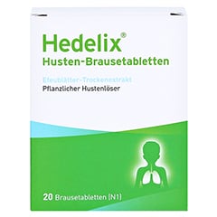 Hedelix Husten-Brausetabletten 50mg 20 Stück N1 - Vorderseite