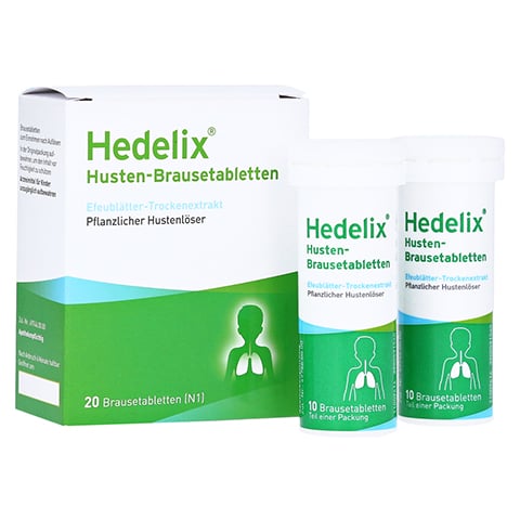 Hedelix Husten-Brausetabletten 50mg 20 Stück N1