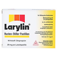 Larylin Husten-Stiller 24 Stück - Rückseite