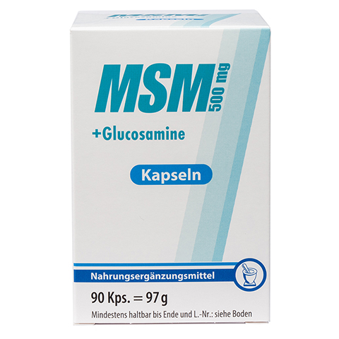 MSM 500 mg + Glucosamine Kapseln 90 Stück
