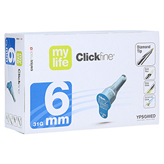 MYLIFE Clickfine Pen-Nadeln 6 mm 31 G
