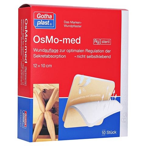 OSMO MED AG Wundauflage steril 10x12 cm 10 Stck