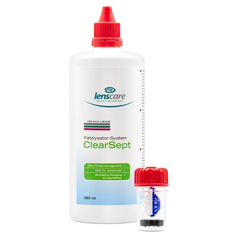 LENSCARE ClearSept 380 ml+Behälter 1 Packung