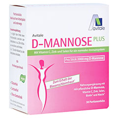 Avitale D-Mannose Plus 2000 mg Sticks 30x2.47 Gramm