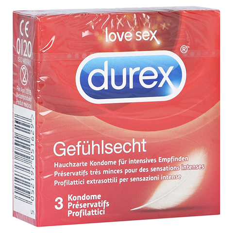 Durex Gefhlsecht Kondome 3 Stck