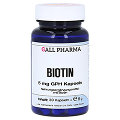BIOTIN 5 mg GPH Kapseln 30 Stck
