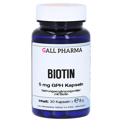 BIOTIN 5 mg GPH Kapseln 30 Stck