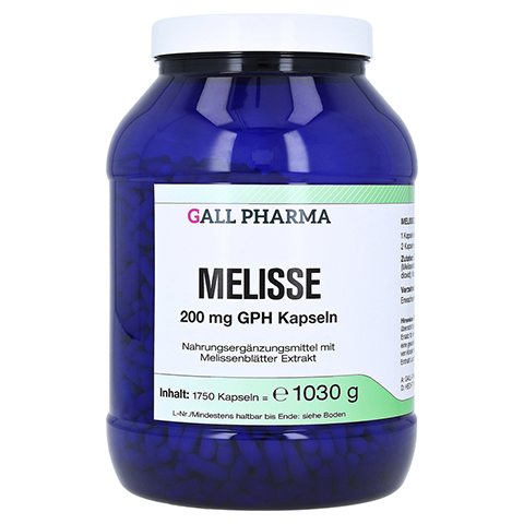 MELISSE 200 mg GPH Kapseln 1750 Stck