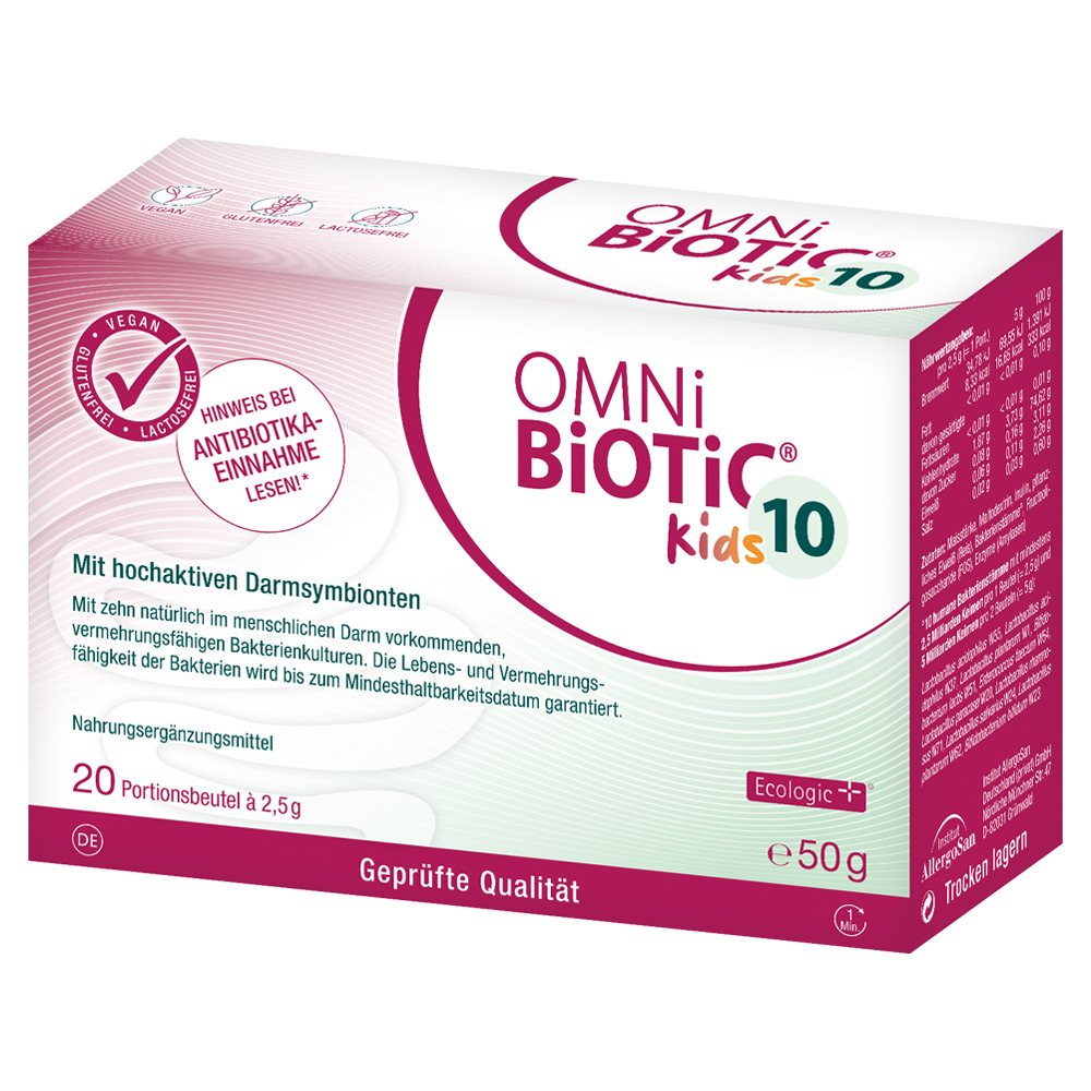 OMNI BiOTiC 10 Kids 2,5 g Pulver 20 Stück