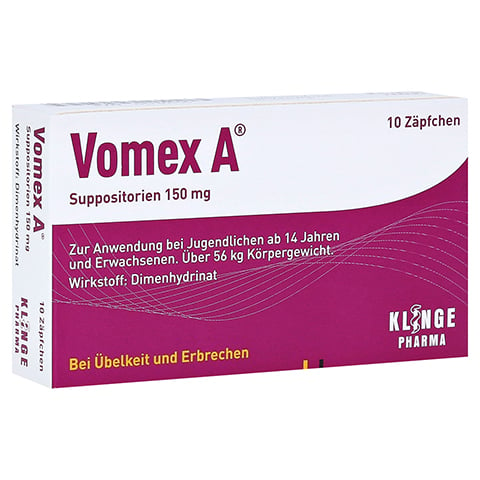Vomex A 150mg 10 Stück N1
