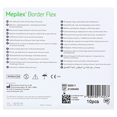 MEPILEX Border Flex Schaumverb.haft.10x10 cm 10 Stck - Rckseite