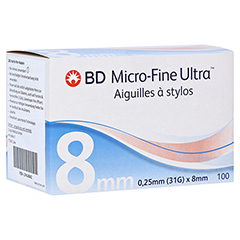 BD MICRO-FINE ULTRA Pen-Nadeln 0,25x8 mm 31 G 100 Stck