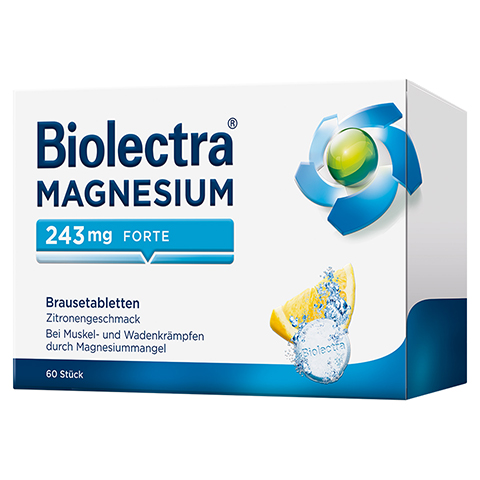 BIOLECTRA Magnesium 243 forte Zitrone Brausetabl. 60 Stück N2