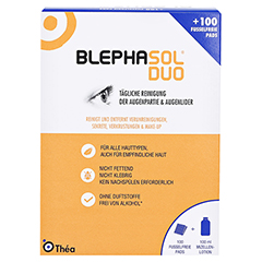 Blephasol Duo 100 ml Lotion+100 Reinigung 1 Packung - Rückseite
