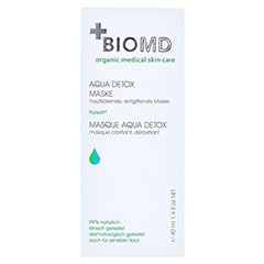 Biomed Aqua Detox Gesichtsmaske 40 Milliliter - Vorderseite