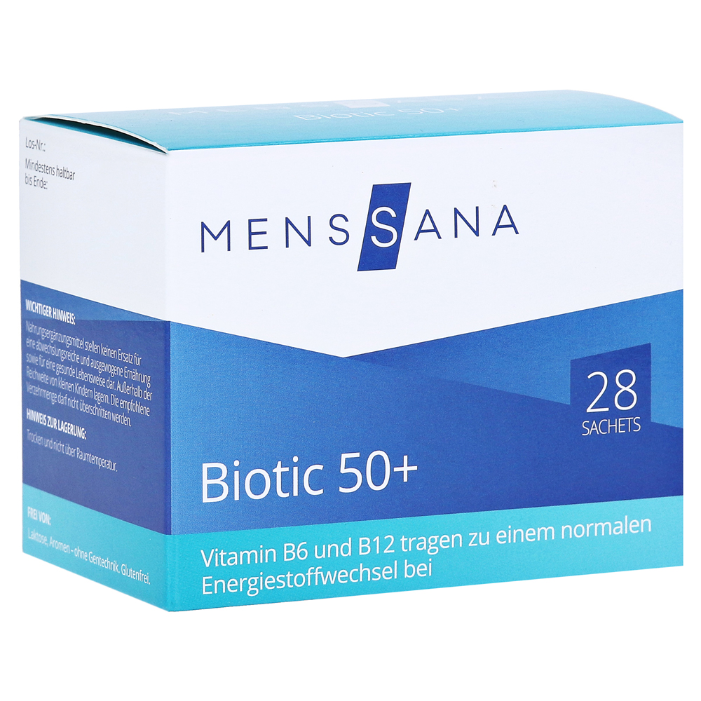 BIOTIC 50+ MensSana Beutel 28 Stück