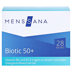 BIOTIC 50+ MensSana Beutel 28 Stck - Vorderseite