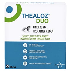 Thealoz Duo Augentropfen 3x10 Milliliter - Rückseite