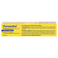 Pinimenthol Erkältungsbalsam mild 50 Gramm N2 - Oberseite
