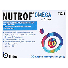 NUTROF Omega Kapseln 30 Stück - Vorderseite