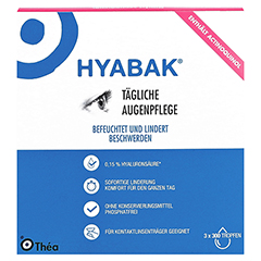 Hyabak Augentropfen 3x10 Milliliter - Rückseite