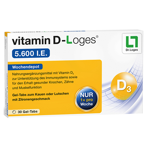 vitamin D-Loges 5.600 I.E. 30 Stück