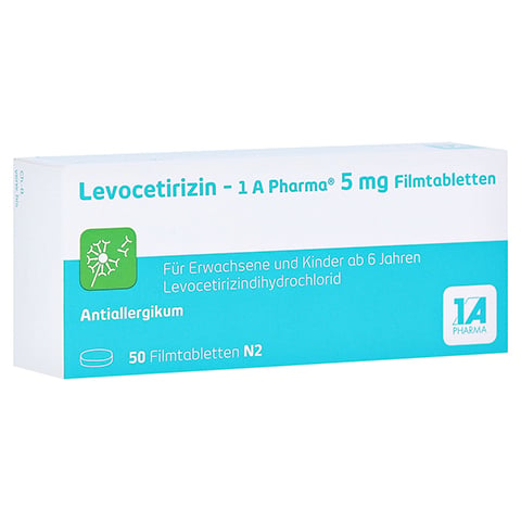Levocetirizin-1A Pharma 5mg 50 Stck N2
