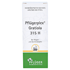 PFLGERPLEX Gratiola 315 H Tabletten 100 Stck N1 - Rckseite