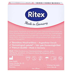 RITEX Ideal Kondome 3 Stück - Rückseite