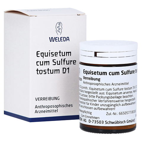EQUISETUM CUM Sulfure tostum D 1 Trituration 20 Gramm N1