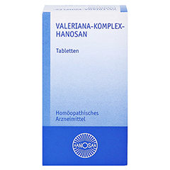 VALERIANA KOMPLEX Hanosan Tabletten 100 Stck N1 - Vorderseite