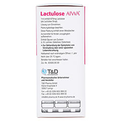 Lactulose AIWA 670mg/ml Lösung zum Einnehmen 200 Milliliter N1 - Rechte Seite