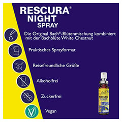 BACHBLÜTEN Original Rescura Night Spray alkoholfr. 20 Milliliter - Info 1