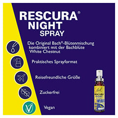 BACHBLTEN Original Rescura Night Spray m.Alkohol 20 Milliliter - Info 1