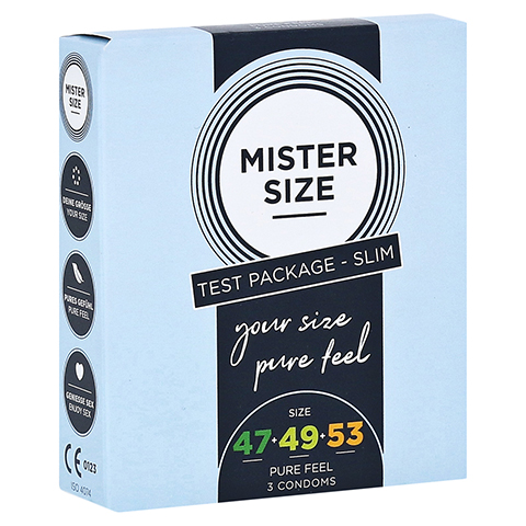 MISTER Size Probierpackung 47-49-53 Kondome 3 Stck