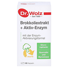 BROKKOLI EXTRAKT+Aktiv-Enzym Dr.Wolz msr.Kaps. 60 Stck - Vorderseite