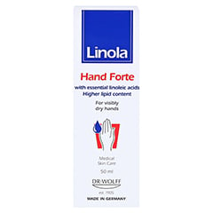 LINOLA Hand Forte Creme 50 Milliliter - Rückseite