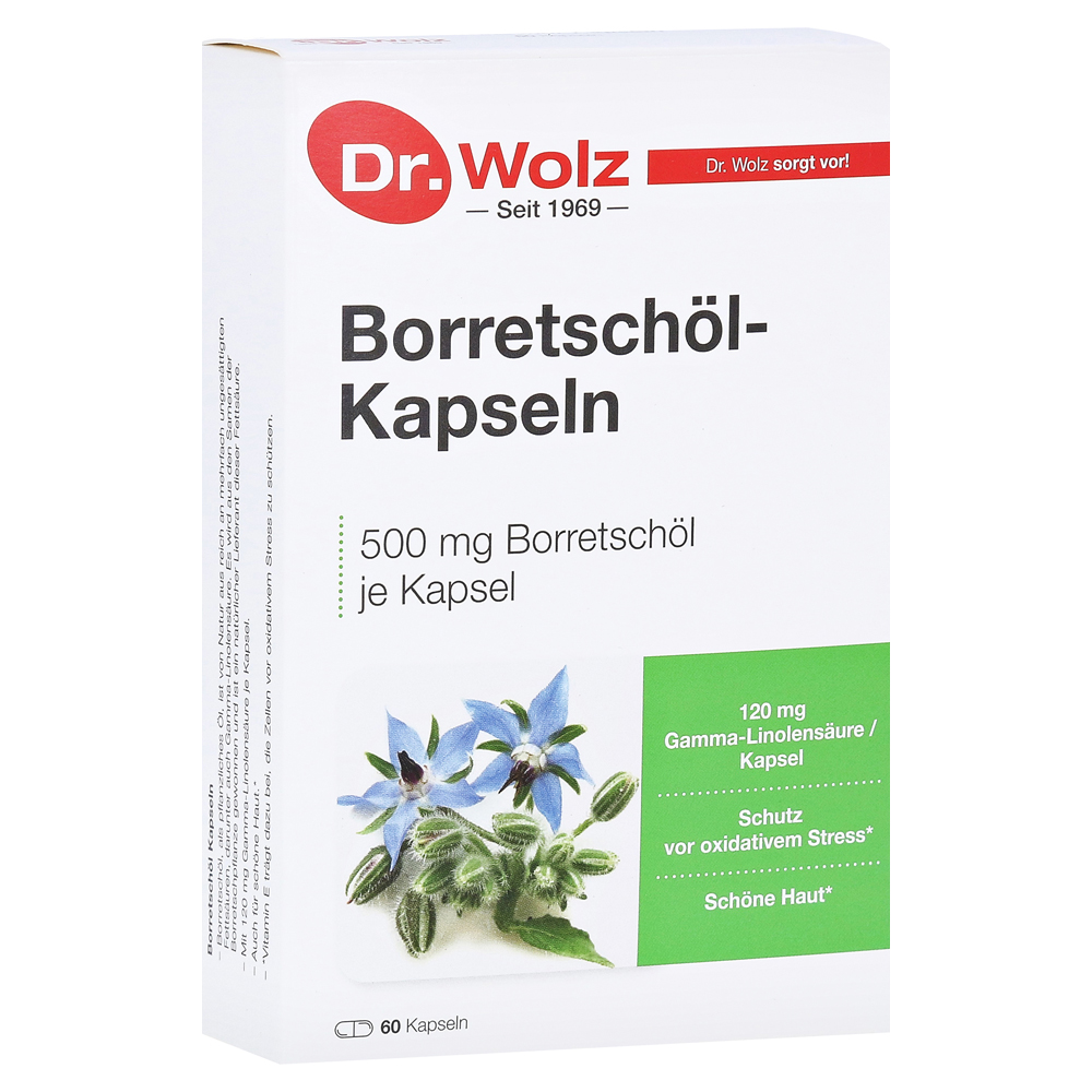 Dr. Wolz Borretschöl Kapseln 60 Stück