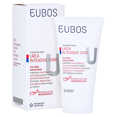 Eubos Trockene Haut Urea 5% Handcreme 75 Milliliter