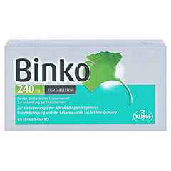 Binko 240mg 60 Stück N2 - Vorderseite
