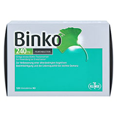 Binko 240mg 120 Stück N3 - Vorderseite