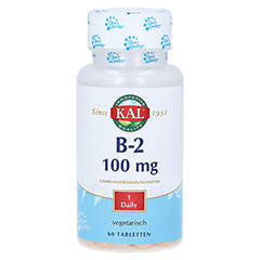 VITAMIN B2 RIBOFLAVIN 100 mg Tabletten 60 Stck