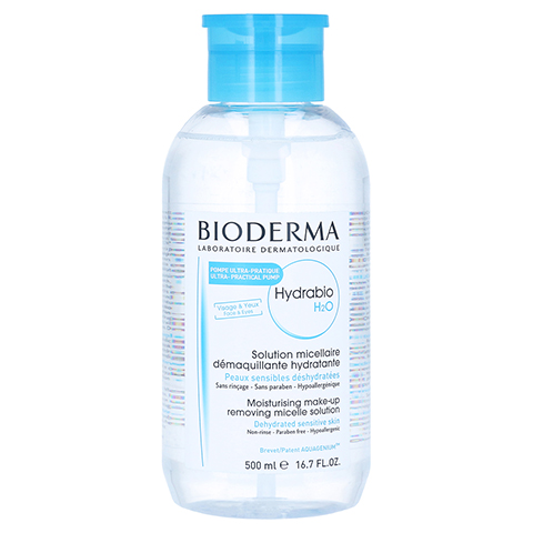 BIODERMA Hydrabio H2O Mizellen-Reinigungslös.Pump 500 Milliliter