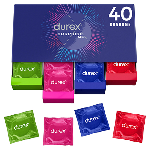 DUREX Surprise me Kondome Mix in Box 40 Stück