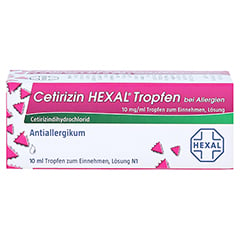 Cetirizin HEXAL bei Allergien 10mg/ml 10 Milliliter N1 - Vorderseite