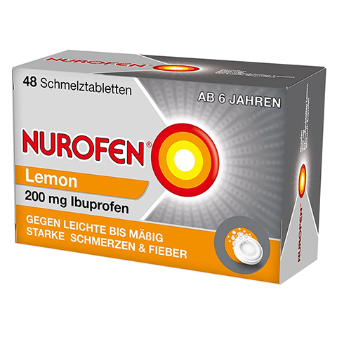 Nurofen 200 mg Schmelztabletten Lemon 48 Stück N3