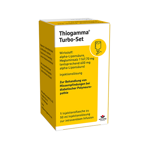 THIOGAMMA Turbo Set Pur Injektionsflaschen 50 Milliliter