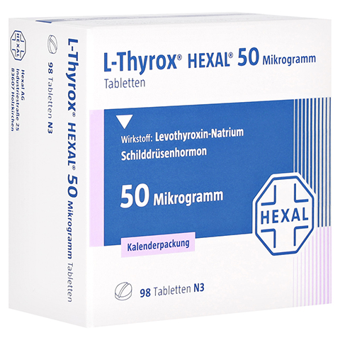 L-Thyrox HEXAL 50 Mikrogramm 98 Stck N3