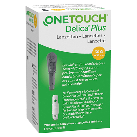 ONE TOUCH Delica Safety Einmalstechhilfe 23 G 200 Stck